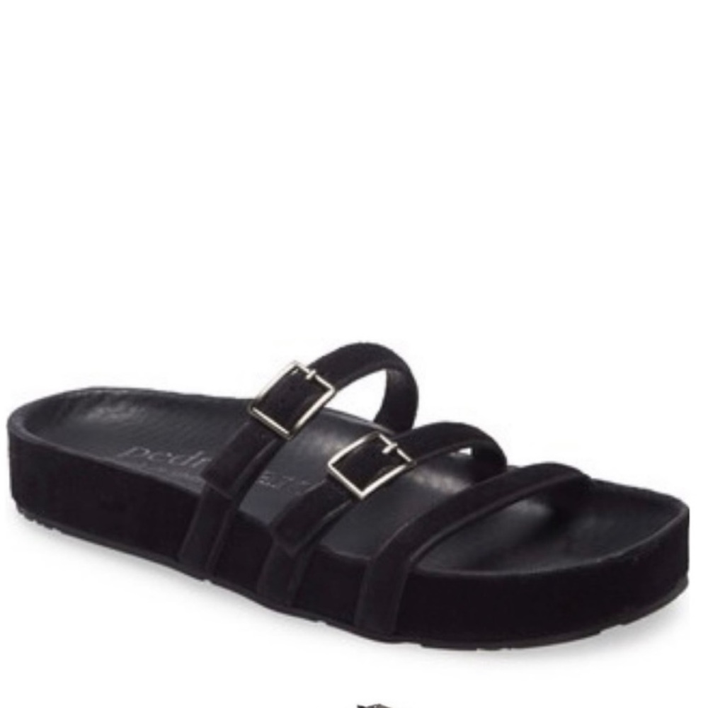 Pedro Garcia‎ Alain 3 Strap Black Suede
Sandal Size 7 US